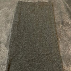 Express Gray Midi Pencil Skirt- Small